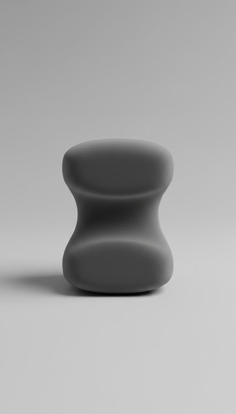 Bloc applicateur mousse ergonomique incurvé
